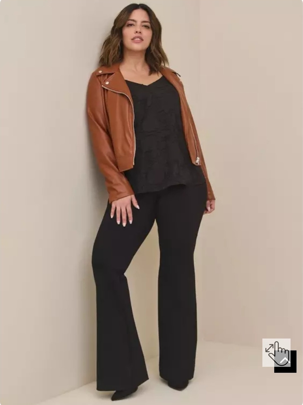 Torrid Pocket Pixie Flare Studio Luxe Ponte High-Rise Pant